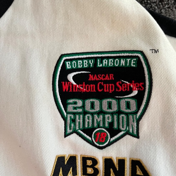 Vintage  Nascar Autographed  Bobby LaBonte Bomber Jacket Size XXL - Picture 3 of 7